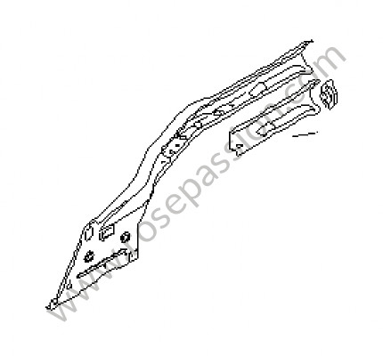 P139921 - Houder voor Porsche Boxster / 987 • 2008 • Boxster s 3.4 • Cabrio • Manuele bak 6 versnellingen