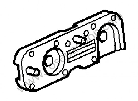 P140039 - Spreidingsstuk voor Porsche Boxster / 987-2 • 2010 • Boxster s 3.4 • Cabrio • Manuele bak 6 versnellingen