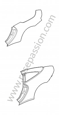 P140678 - Seccao lateral para Porsche 997-2 / 911 Carrera • 2010 • 997 c2 • Cabrio • Caixa manual 6 velocidades