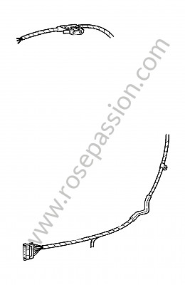 P141168 - Tramo de cables para Porsche 997-2 / 911 Carrera • 2011 • 997 c4 • Cabrio • Caja manual de 6 velocidades
