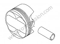 P142980 - Piston for Porsche 997-2 / 911 Carrera • 2012 • 997 c4 • Targa • Manual gearbox, 6 speed