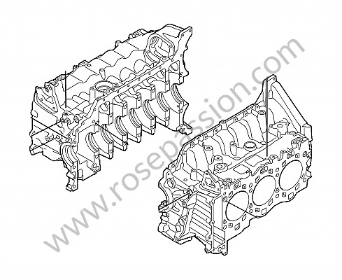 P142983 - Crankcase for Porsche Boxster / 987-2 • 2010 • Boxster 2.9 • Cabrio • Pdk gearbox