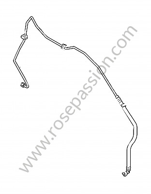 P143020 - Brandstofbuisleiding voor Porsche Boxster / 987-2 • 2011 • Boxster s 3.4 • Cabrio • Bak pdk