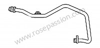 P143026 - Slang reservoir remvloeistof / hoofdcilinder voor circuit voor Porsche Cayman / 987C2 • 2012 • Cayman 2.9 • Manuele bak 6 versnellingen