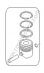 P143279 - Piston complete for Porsche Cayenne / 955 / 9PA • 2006 • Cayenne v6 • Automatic gearbox