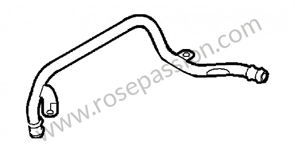 P143288 - Tubo acqua di raffredd. per Porsche Cayenne / 957 / 9PA1 • 2010 • Cayenne diesel • Cambio auto