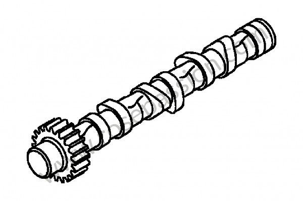 P143305 - Camshaft for Porsche Cayenne / 957 / 9PA1 • 2009 • Cayenne diesel • Automatic gearbox