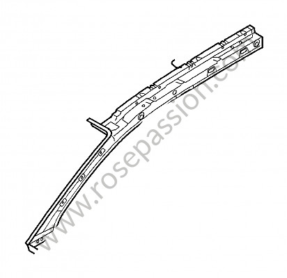 P143567 - Roof frame for Porsche Cayenne / 957 / 9PA1 • 2008 • Cayenne v6 • Manual gearbox, 6 speed