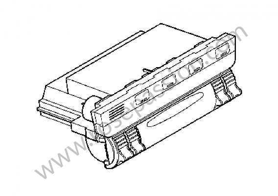 P143816 - Panel de mando para Porsche Cayenne / 955 / 9PA • 2003 • Cayenne v6 • Caja auto