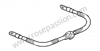 P144148 - Câble for Porsche Boxster / 987-2 • 2011 • Boxster spyder 3.4 • Cabrio • Manual gearbox, 6 speed
