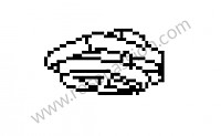 P144153 - Schakelaar sleutel garagepoort zwart mat voor Porsche Cayman / 987C • 2007 • Cayman 2.7 • Automatische versnellingsbak