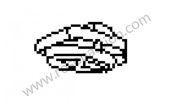 P144153 - Schakelaar sleutel garagepoort zwart mat voor Porsche Cayman / 987C • 2006 • Cayman s 3.4 • Automatische versnellingsbak