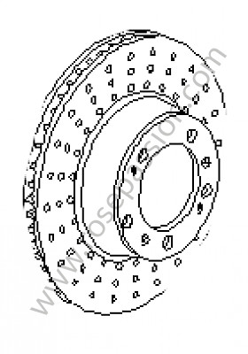 P144421 - Brake disc for Porsche 997-1 / 911 Carrera • 2008 • 997 c2s • Cabrio • Manual gearbox, 6 speed