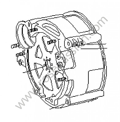P14467 - Carter do transformador para Porsche 911 Classic • 1970 • 2.2t • Targa • Caixa automática