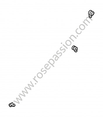 P144842 - Bracadeira tubo para Porsche 997-2 / 911 Carrera • 2011 • 997 c4 • Targa • Caixa pdk