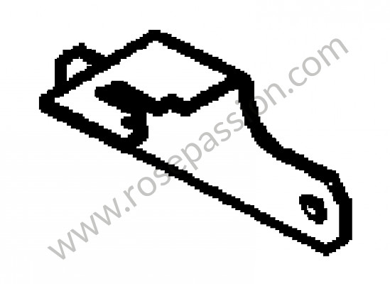 P145710 - Retaining bracket for Porsche 997-2 / 911 Carrera • 2009 • 997 c2s • Cabrio • Pdk gearbox