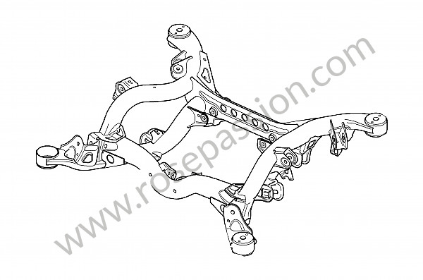 P145944 - Suspension subframe for Porsche Cayenne / 957 / 9PA1 • 2010 • Cayenne gts • Automatic gearbox