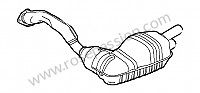 P146538 - Silenciador principal para Porsche Boxster / 987-2 • 2010 • Boxster s 3.4 • Cabrio • Caja pdk