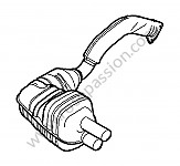 P146538 - Main exhaust muffler for Porsche Cayman / 987C2 • 2011 • Cayman s 3.4 • Pdk gearbox