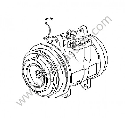 P147077 - We can repair and recondition your car's air conditioning compressor - consult us on +33 382468911 for Porsche 928 • 1984 • 928 4.7s • Coupe • Manual gearbox, 5 speed