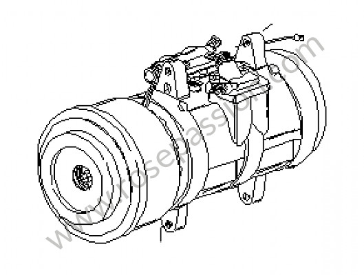 P147077 - Reparamos y renovamos su compresor de climatización; sírvase consultarnos llamando al 0382468911. para Porsche 928 • 1982 • 928 4.5 • Coupe • Caja manual de 5 velocidades
