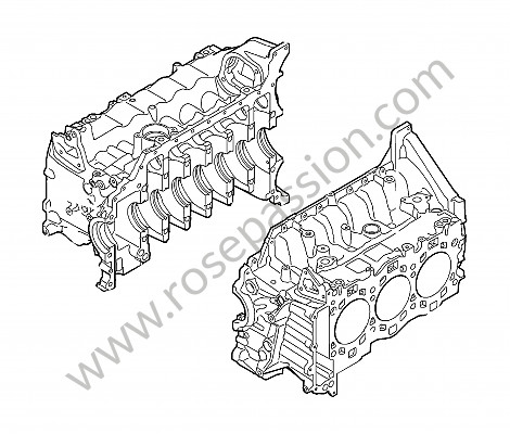 P148769 - Crankcase for Porsche 997 Turbo / 997T2 / 911 Turbo / GT2 RS • 2011 • 997 turbo s • Coupe • Pdk gearbox