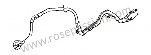 P148851 - Tramo de cables para Porsche 997 Turbo / 997T2 / 911 Turbo / GT2 RS • 2012 • 997 turbo • Cabrio • Caja pdk