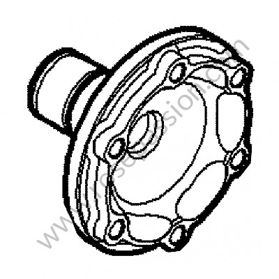 P148947 - Flasque d'articulation pour Porsche Cayman / 987C2 • 2009 • Cayman s 3.4 • Boite PDK