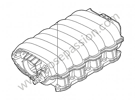 P149085 - Collecteur d'admission pour Porsche Panamera / 970 • 2011 • Panamera 2s • Boite manuelle 6 vitesses