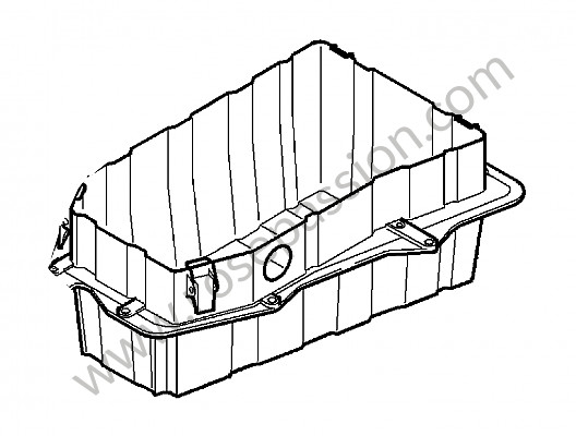 P149217 - Caja de la bateria para Porsche Cayenne / 957 / 9PA1 • 2009 • Cayenne v6 • Caja manual de 6 velocidades