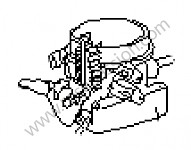 P14972 - Throttle housing for Porsche 911 G • 1977 • 2.7 • Targa • Automatic gearbox
