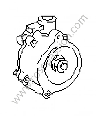 P15102 - Luftpumpe für Porsche 911 G • 1978 • 3.0sc • Targa • 5-gang-handschaltgetriebe