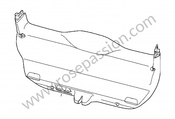 P152261 - Rivestimento per Porsche Panamera / 970 • 2010 • Panamera turbo • Cambio pdk