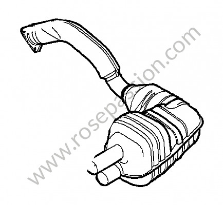 P154109 - 主排气消音器 为了 Porsche Cayman / 987C2 • 2012 • Cayman r