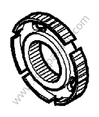P154617 - Guide sleeve for Porsche 997-2 / 911 Carrera • 2012 • 997 c4 • Targa • Manual gearbox, 6 speed