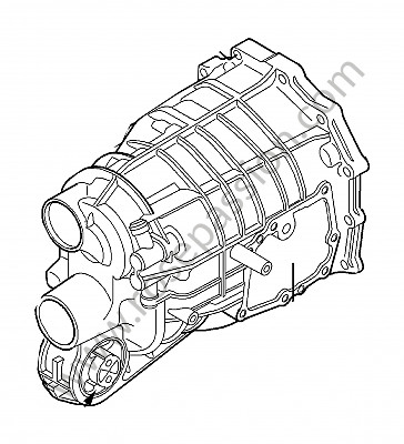 P154625 - Transmission case for Porsche 997-1 / 911 Carrera • 2008 • 997 c4 • Targa • Manual gearbox, 6 speed