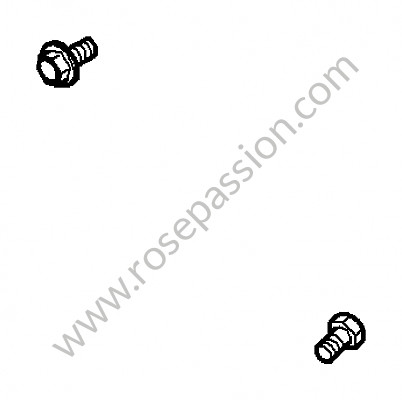 P154708 - Hexagon-head bolt for Porsche 997-2 / 911 Carrera • 2012 • 997 c4s • Coupe • Manual gearbox, 6 speed