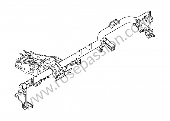 P155076 - Retaining frame for Porsche 997-2 / 911 Carrera • 2011 • 997 c2 • Coupe • Pdk gearbox