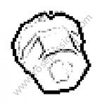 P155649 - Tuerca hexagonal para Porsche 991 • 2013 • 991 c2 • Coupe • Caja manual de 7 velocidades