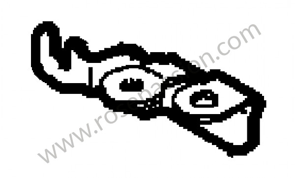 P157215 - Soporte para Porsche 997 Turbo / 997T2 / 911 Turbo / GT2 RS • 2011 • 997 turbo • Coupe • Caja pdk