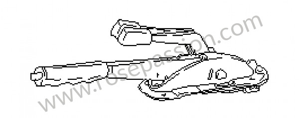 P15775 - Levier de frein à main pour Porsche 911 G • 1986 • 3.2 • Coupe • Boite manuelle 5 vitesses