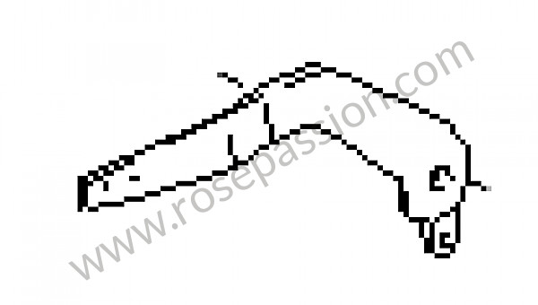 P15826 - Palanca para Porsche 911 G • 1980 • 3.0sc • Targa • Caja manual de 5 velocidades
