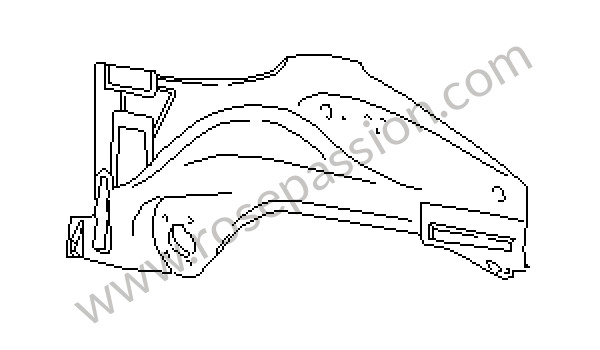 P15852 - Side member for Porsche 911 G • 1984 • 3.2 • Targa • Manual gearbox, 5 speed