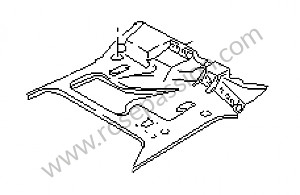 Fondo de maletero techo soporte de caja para Porsche 911 G • 1985 • 3.2 • Cabrio • Caja manual de 5 velocidades