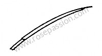 P16030 - Traversa parabrezza per Porsche 911 Classic • 1967 • 2.0s • Coupe • Cambio manuale 5 marce