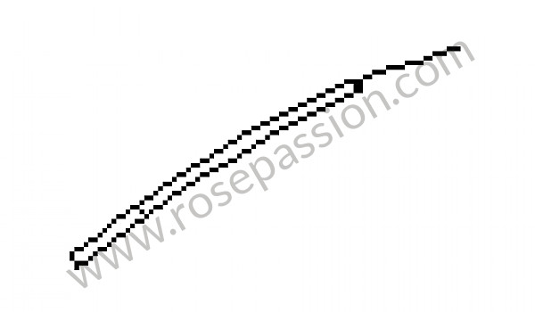 P16030 - Peca transv. para-brisas para Porsche 911 G • 1980 • 3.0sc • Targa • Caixa automática
