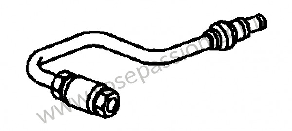 P160842 - Kupplungsrohrleitung für Porsche 997 Turbo / 997T2 / 911 Turbo / GT2 RS • 2011 • 997 turbo • Cabrio • 6-gang-handschaltgetriebe
