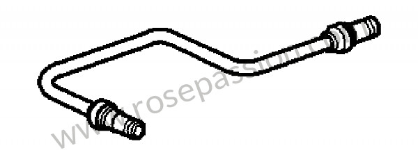 P160843 - Tubazione della frizione per Porsche 997-2 / 911 Carrera • 2009 • 997 c2 • Cabrio • Cambio manuale 6 marce