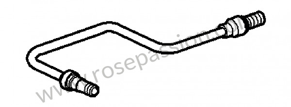 P160843 - Tubo de embraiagem para Porsche Boxster / 987-2 • 2012 • Boxster 2.9 • Cabrio • Caixa manual 6 velocidades