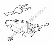 P160927 - Juego de cerraduras para Porsche Boxster / 987-2 • 2011 • Boxster 2.9 • Cabrio • Caja manual de 6 velocidades